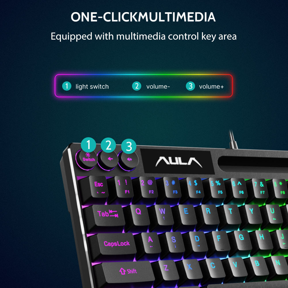 Wired RGB 60% Gaming Keyboard