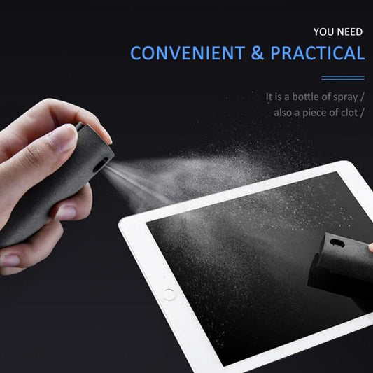 2 In 1 Phone Computer Screen Cleaner Kit For Screen, Dust Removal Microfiber Cloth Set Included