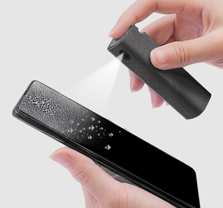 2 In 1 Phone Computer Screen Cleaner Kit For Screen, Dust Removal Microfiber Cloth Set Included