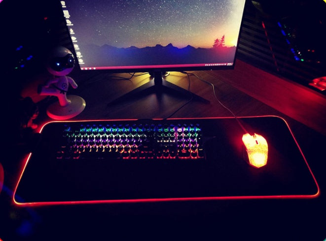 RGB Mouse Pad With Customizable LEDS