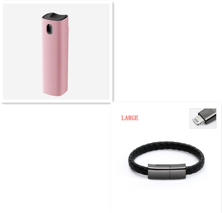 2 In 1 Phone Computer Screen Cleaner Kit For Screen, Dust Removal Microfiber Cloth Set Included